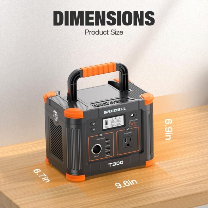 Ideal home generator for camping, travel, and emergency backup, with 6 ports to charge multiple devices simultaneously.