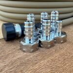 The soaker garden hose featuring UV-protected polyurethane material for extended outdoor use.